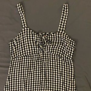 SO Black & White Tank Top Maxi Dress Size L